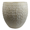 43cm Inoke Embossed Large Stone Colour Composite Planter Plant Pot-0