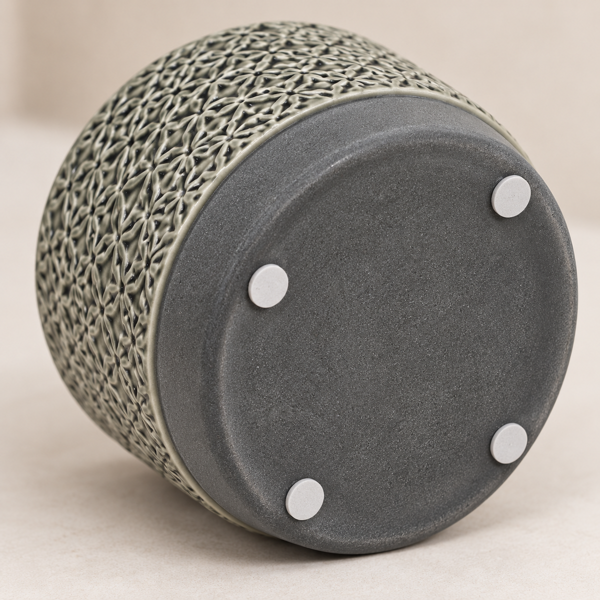 Moderne Grijze Decoratieve Bloempot
