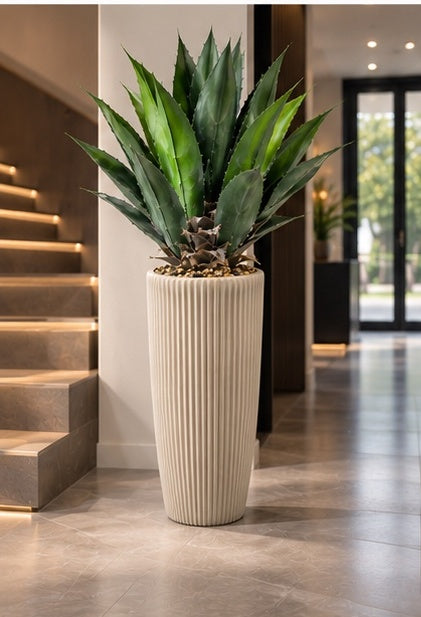 Luxe Kunst Agaveplant in pot - 110cm