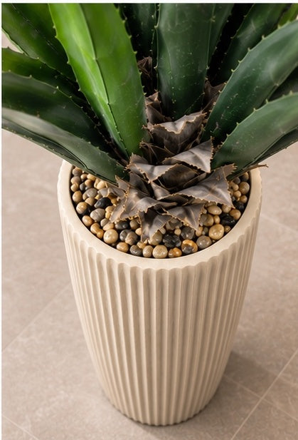 Luxe Kunst Agaveplant in pot - 110cm